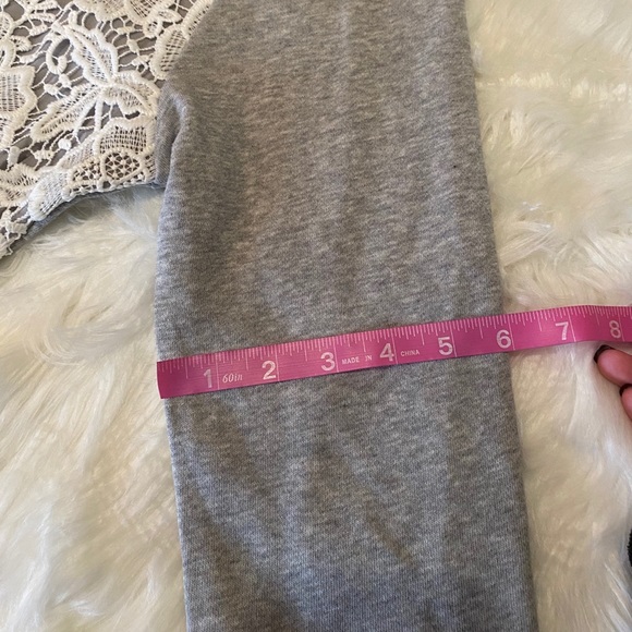 H & M Divided grey & white lace sweatshirt - Picture 10 of 13